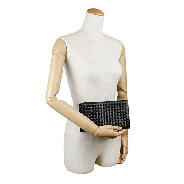 Bottega Veneta Clutch Bag Pouch Nero — view 6