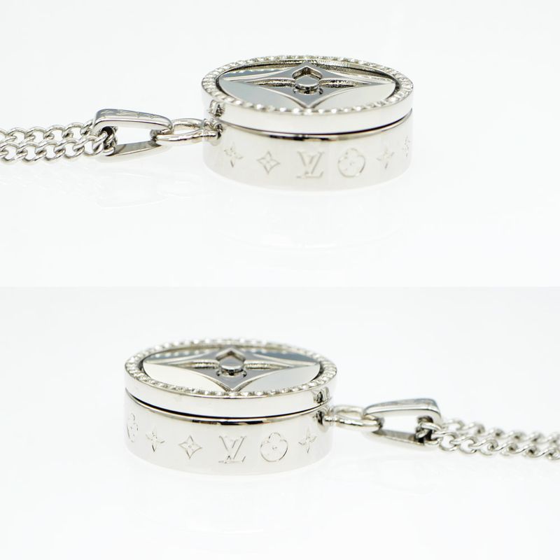 Louis Vuitton Necklace Twisted Flower Pendant Accessory — view 4