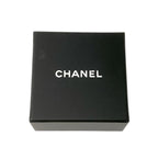 Chanel Ring Gold Black Coco Mark Heart Rhinestone — view 8