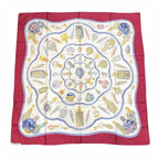 Hermes Carre 90 Large Scarf Shawl Silk Perfume Pattern — view 2