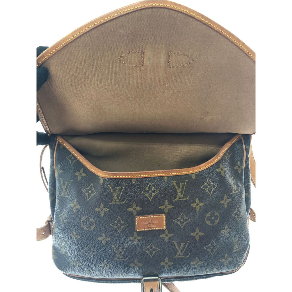Louis Vuitton Shoulder Bag Monogram Saumur 30 Brown — view 4