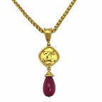Chanel CC Logo Long Necklace