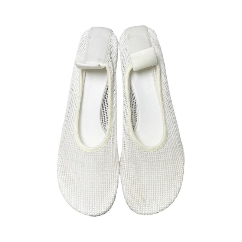 Bottega Veneta Mesh Flex Pumps 36 1 2 White — view 2