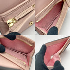 Gucci GG Supreme Bifold Card Case Wallet Pink Ice Cream — view 5