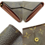 Louis Vuitton Monogram Pochette Porte Monet Cles Di Brown — view 6
