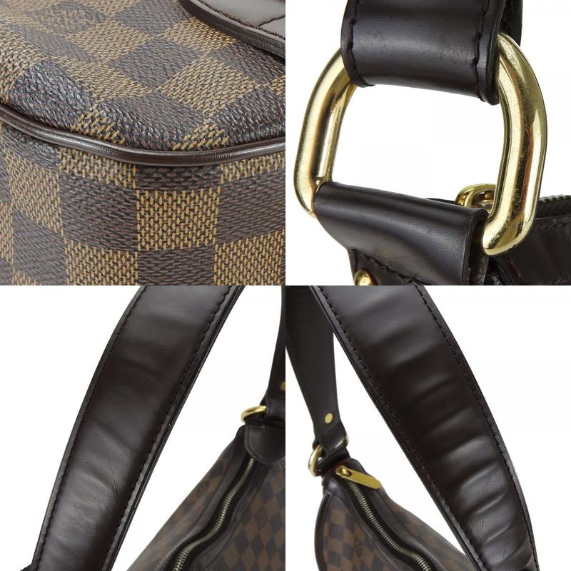 Louis Vuitton Handbag Highbury Damier Canvas Brown Gold Hardware — view 5