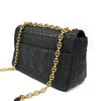 Christian Dior Caro Medium Cannage Chain Shoulder Bag Black M9242 Uwhc m900 — view 2