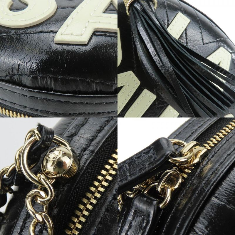 Chanel Shoulder Bag La Pausa Leather Black Gold Hardware V Stitching 26 th Chain — view 7