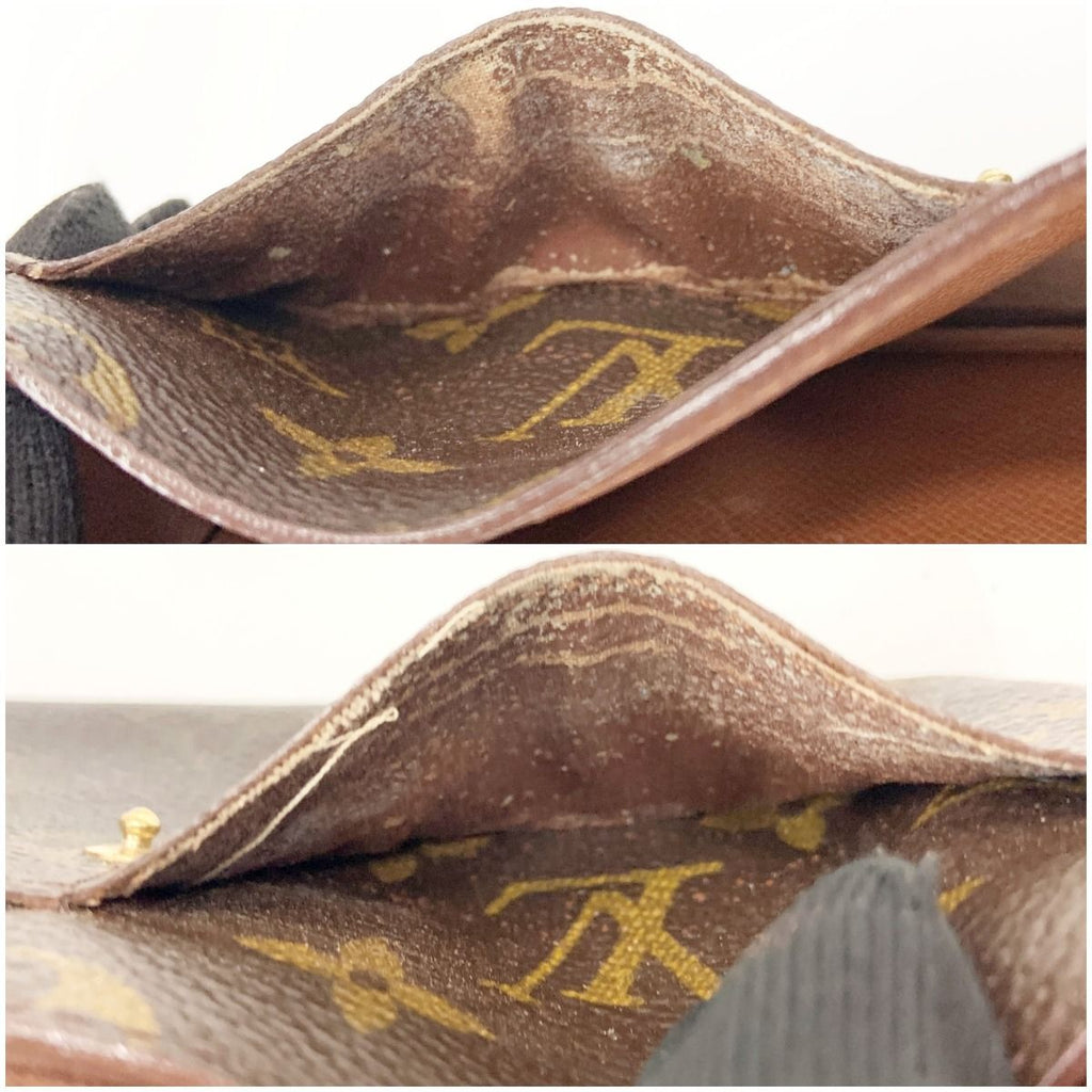 Louis Vuitton Monogram Pochette Porte Monet Credit Bifold Long Wallet — view 8