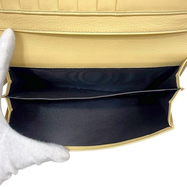 Gucci Bifold Long Wallet Beige GG Canvas — view 7