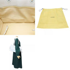 Loewe Tote Bag Crown Logo Stitch Leather Plastic White Studded Shopper — view 9
