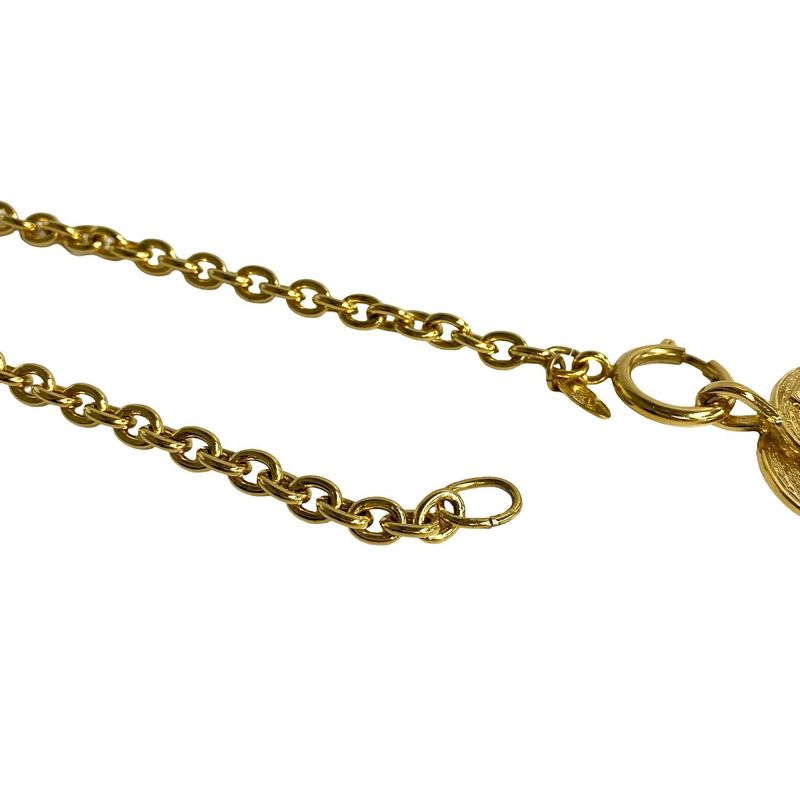 Chanel Coco Mark Motif GP Chain Necklace Pendant — view 7