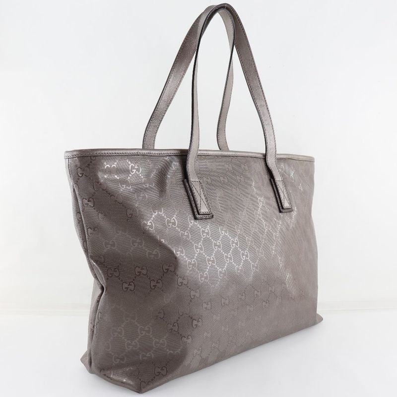 Gucci Tote GG Imprime Silver Bag — view 3