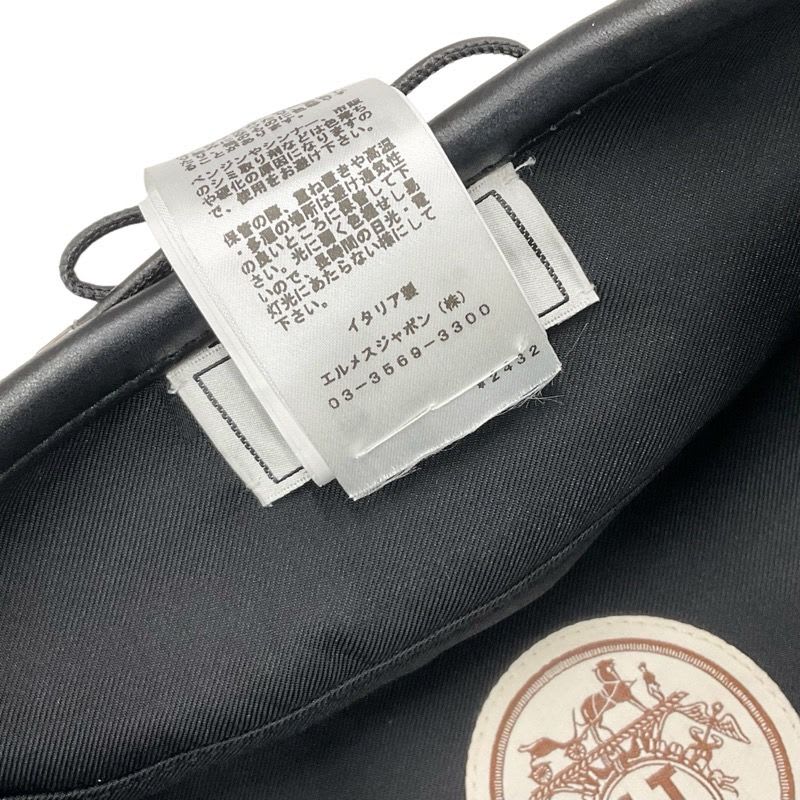 Hermes Beret Cashmere Gray Black Embroidery Hat — view 7