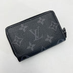 Louis Vuitton Monogram Eclipse Zippy Organizer Black Coin Case Wallet — view 2