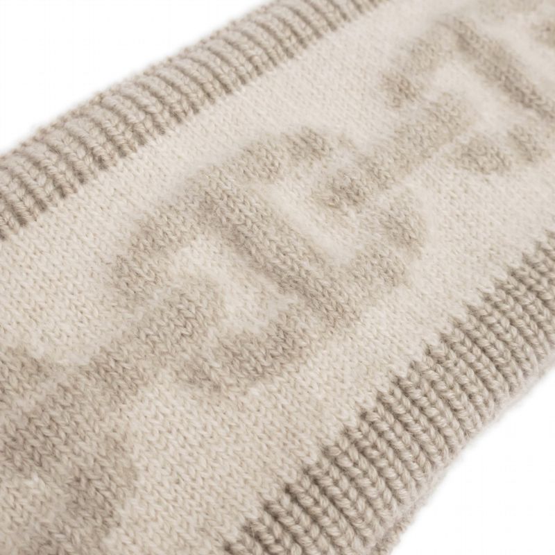 Hermes Headband Chaine D'ancre Cashmere Beige M Size — view 4