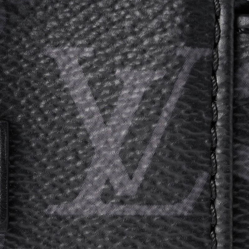 Louis Vuitton Shoulder Bag Nano Christopher Black Gray — view 8