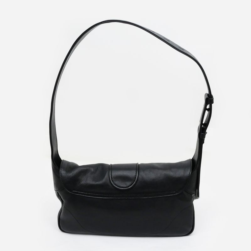 Gucci Aphrodite Black Shoulder Bag Cuff Leather — view 7