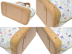 Louis Vuitton Takashi Murakami Alma GM Handbag Monogram Multicolor White — view 6