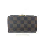 Louis Vuitton Damier Portefeuille Viennois Clasp Bifold Wallet Brown — view 2