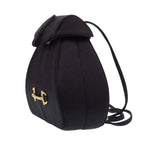 Gucci Horsebit Backpack Satin Rhinestone Black Mini Bag 0837 — view 4