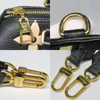 Louis Vuitton Papillon BB Monogram Empreinte 2-Way Handbag Black — view 9