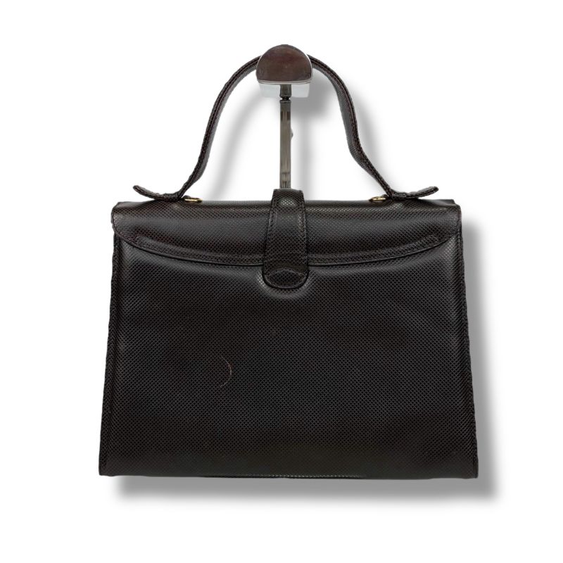 Bottega Veneta Marco Polo 2-Way Top Handle Bag Shoulder Dark Brown Leather — view 3