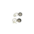 Chanel Coco Mark Motif Plastic Plated Earrings Accessories Small 99P — view 6