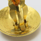 Chanel Earrings Coco Mark Metal Gold Plated Accessories 96 — view 9