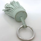 Hermes Key Ring Carmen Light Green Leather — view 4
