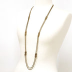 Yves Saint Laurent Necklace Long Vintage Swirl GP — view 4