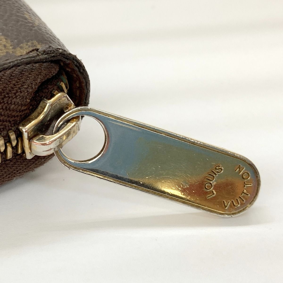Louis Vuitton Monogram Zippy Organizer Round Zipper Long Wallet Brown — view 4