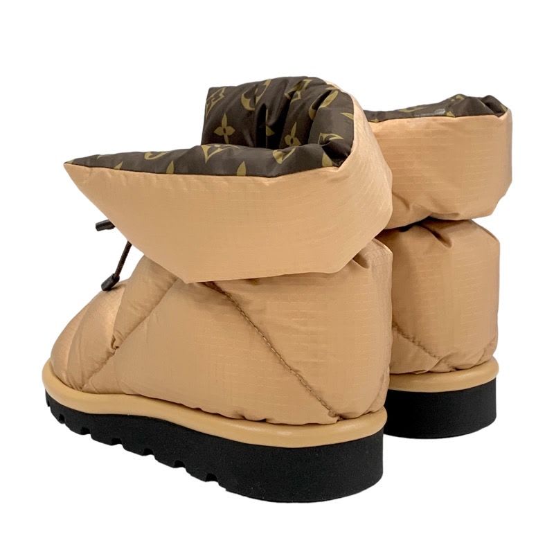 Louis Vuitton Pillow Line Monogram Boots Short Ankle Nylon — view 4