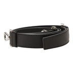 Prada Logo Black Saffiano Leather Belt — view 3