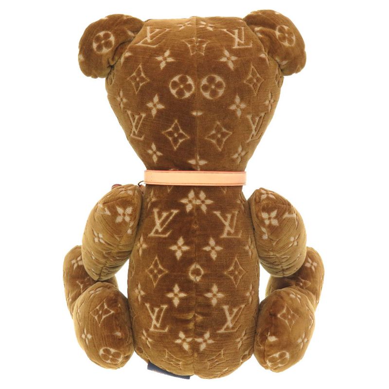 Louis Vuitton Monogram Doudou Teddy Bear Limited Edition 2021 Gi0616 Velour — view 2