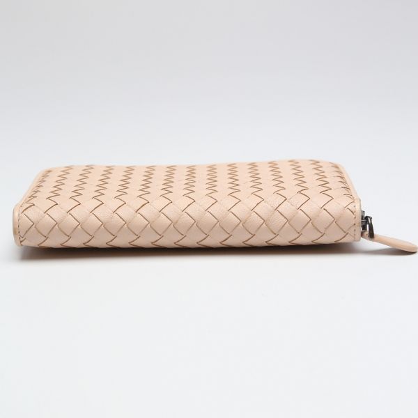 Bottega Veneta V001 N Intrecciato Round Zipper Mesh Eleven Long Wallet — view 4