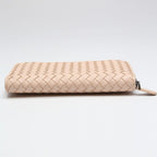 Bottega Veneta V001 N Intrecciato Round Zipper Mesh Eleven Long Wallet — view 4