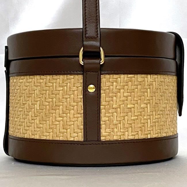 Celine Tambour Shoulder Bag Beige Brown — view 4
