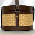 Celine Tambour Shoulder Bag Beige Brown — view 4
