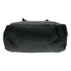 Gucci Drawstring Leather Tote Bag Lined With GG Total Logo Gray — view 5