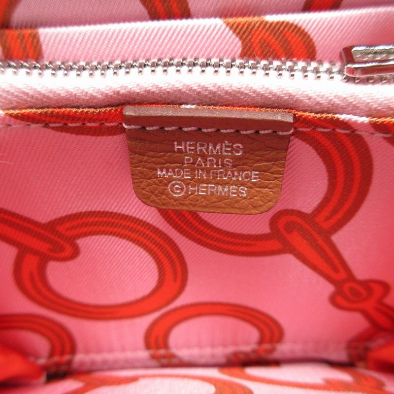 Hermes Azap Silk Quin Compact Stamped B Evercolor Gold Coin Case — view 8
