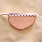 Celine Vintage Macadam Shoulder Bag Brown — view 5