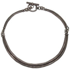 Hermes Vintage Metal Silver Choker 0858 — view 3