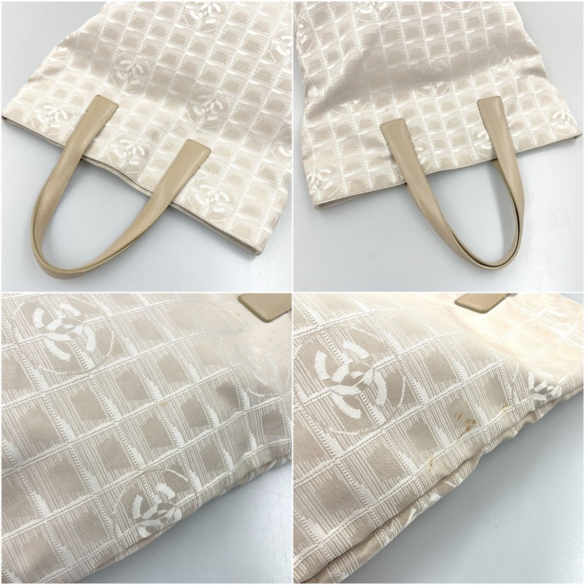 Chanel New Travel Line Tote Bag Beige — view 3