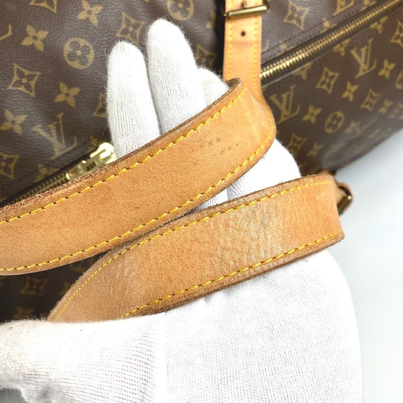 Louis Vuitton Boston Bag Sac Porochon Monogram Canvas Brown — view 5