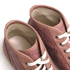Gucci Shoes Sneakers High Cut Women Leather Pink — view 5