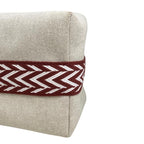 Hermes Bath Pouch Bride-a Black GM Toile Canvas H Logo Zigzag Rouge Ash Red — view 7