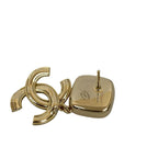 Chanel Coco Mark Plastic Earrings Accessories Small 22AS — view 3