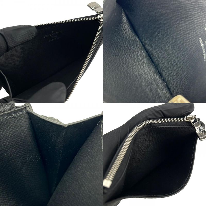Louis Vuitton Card Case Coin Holder Damier Graphite Black Gray — view 9