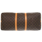 Louis Vuitton Keepall Bandouliere 55 Monogram Boston Bag 0400 — view 3